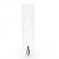 Generic IPA Clear Acrylic Plexiglass Beer Tap Handle Bar Tavern Lounge Microbrew 14106