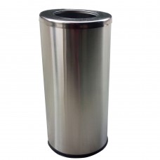 FixtureDisplays® Stainless Steel Trash Can Garbage Bin Disposal Can 15343