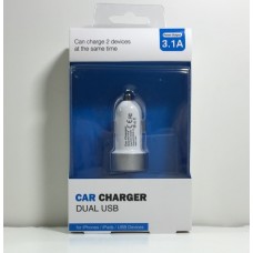 Car Dual USB AC/DC Charger Adapter Samsung Galaxy Andriod iPhone Car Charger 15373