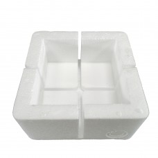 FixtureDisplays® Polystyrene Corner Protector for Packaging Shipping Boxes 3X3X3