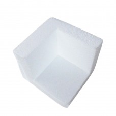 FixtureDisplays® Polystyrene Corner Protector for Packaging Shipping Boxes 3X3X3