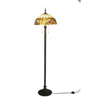 FixtureDisplays® Tiffany Style Elegant Floor Lamp 16-Inch Shade 15718