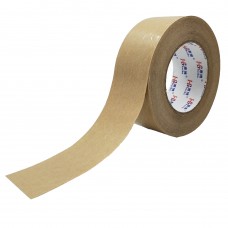 FixtureDisplays® Waterless Self Adhesive Reinforced Kraft Packing Paper Tape, 3 inches Width 164 Feet Long Gummed Tape for Heavy Duty Box Packing, Shipping, Moving and Storage 15724