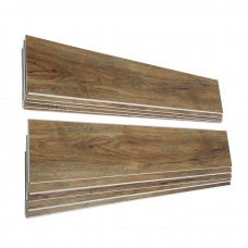 Fixturedisplays® Luxury Chiselled Wood Grain Vinyl Flooring Tiles Interlocking Flooring 10 Sheets 48