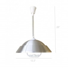 Pre-order Only FixtureDisplays Pull Down Adjustable Height Ceiling Pendant Light Fixture for Game Room Study Workshop 15855
