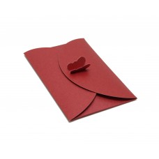 FixtureDisplays® 5 unit of Red Kraft Paper Greeting Card Gift Envelope for Festival Party 15939-5PK