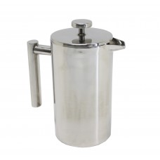 FixtureDisplays® Double-Wall Stainless Steel French Coffee Press, 34 oz / 1 Liter 16030