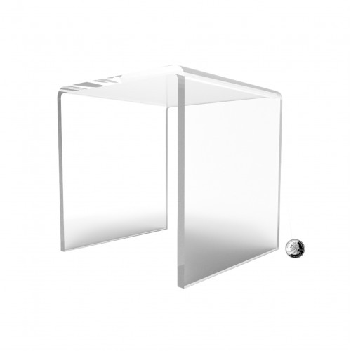 Fixturedisplays® One Riser Combo 8 Cube 3 Sided Clear Plexiglass Pedestal Lucite Acrylic 1344