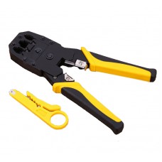 FixtureDisplays® Network Wire Stripper Cable Connectors Crimper Cable Punch Down Stripper Tool Kit 18175