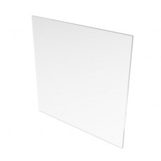 FixtureDisplays® Transparent Acrylic Square Board Clear Sign Board Square Acrylic Sheet 10.5x10.5