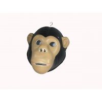 FixtureDisplays® Used Monkey PVC Mask Costume Accessory Child KidsAdult Jungle Animal Holloween 18519