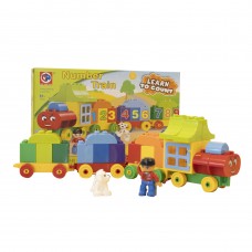 FixtureDisplays® 50-Piece Number Train My First Number Train Preschool Toy Building Set 18811