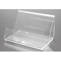 FixtureDisplays® Tabletop Acrylic Plexiglass Lucite Business Card Holder 20007