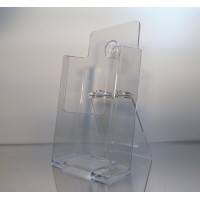 FixtureDisplays® Clear Acrylic Snap Back Brochure holder 20028