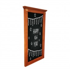 FixtureDisplays® 21X37 Vertical Wood Deluxe Menu Board Black Signage Board, Wall Mounted 21188-V