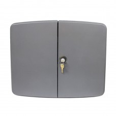 FixtureDisplays® 216 Key Gray Key Cabinet Large Capacity Hinged Door Lock And Key 19″ X 16″ X 4″ LL61800