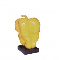 FixtureDisplays® Wholesale High Quality Fresh Yellow Bell Pepper Sculpture