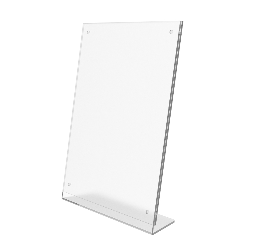 10770 Clear Acrylic Picture Frame, Plexiglass Desktop Sign Holder ...