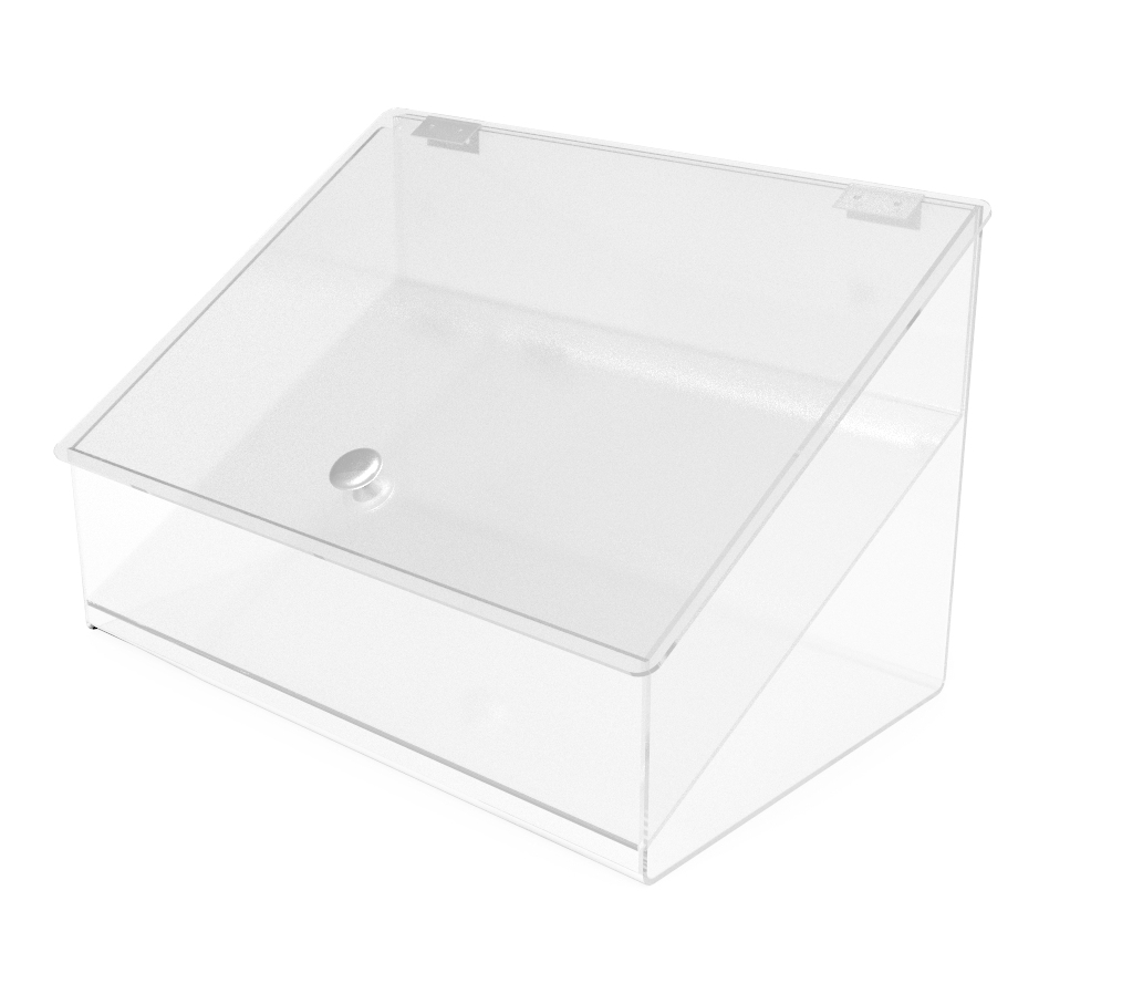 FixtureDisplays Acrylic Plexiglass Lucite Candy Food Retail Bin ...