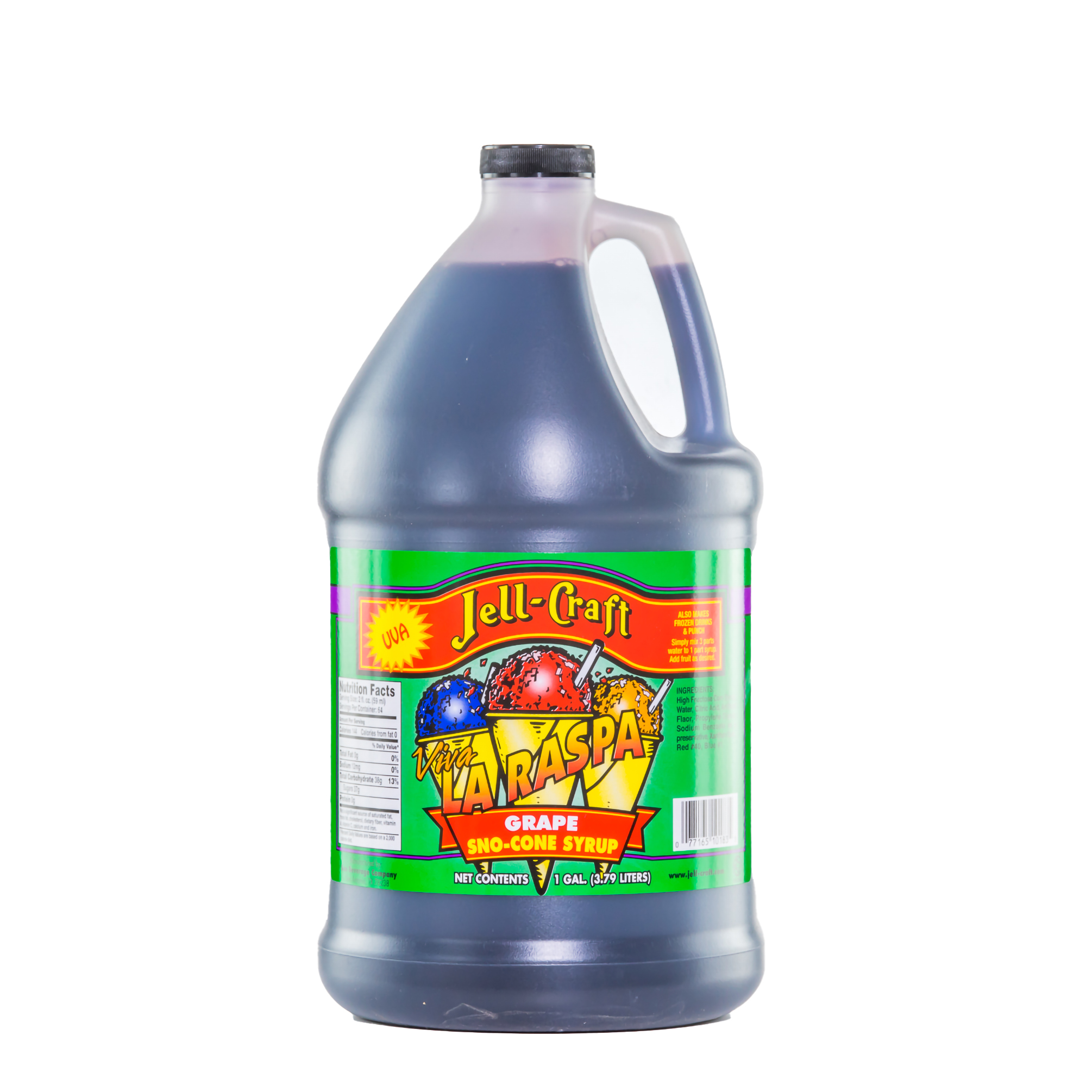Snow Cone Syrup Shaved Ice - Twenty Two Flavors, 1 Gallon Jug